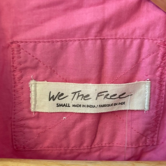 NWT Free People Oversized Barbiecore Shirt S-L - Picture 4 of 7